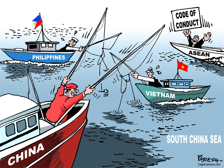 South China Sea dispute – Cartoon Analysis | History Tuition